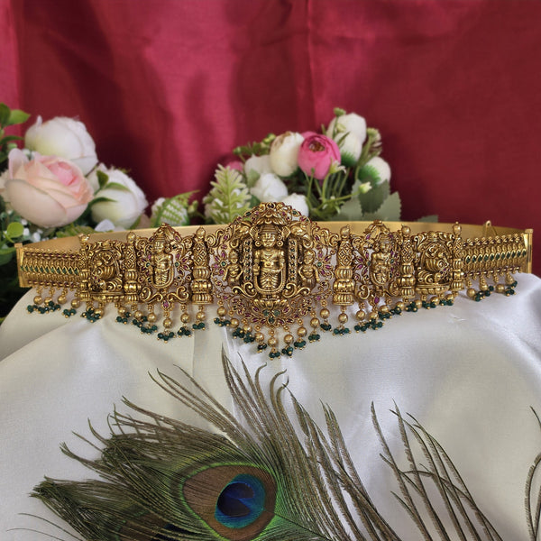 Hip belt, Balaji motif. Ahankaraka AKHB07.