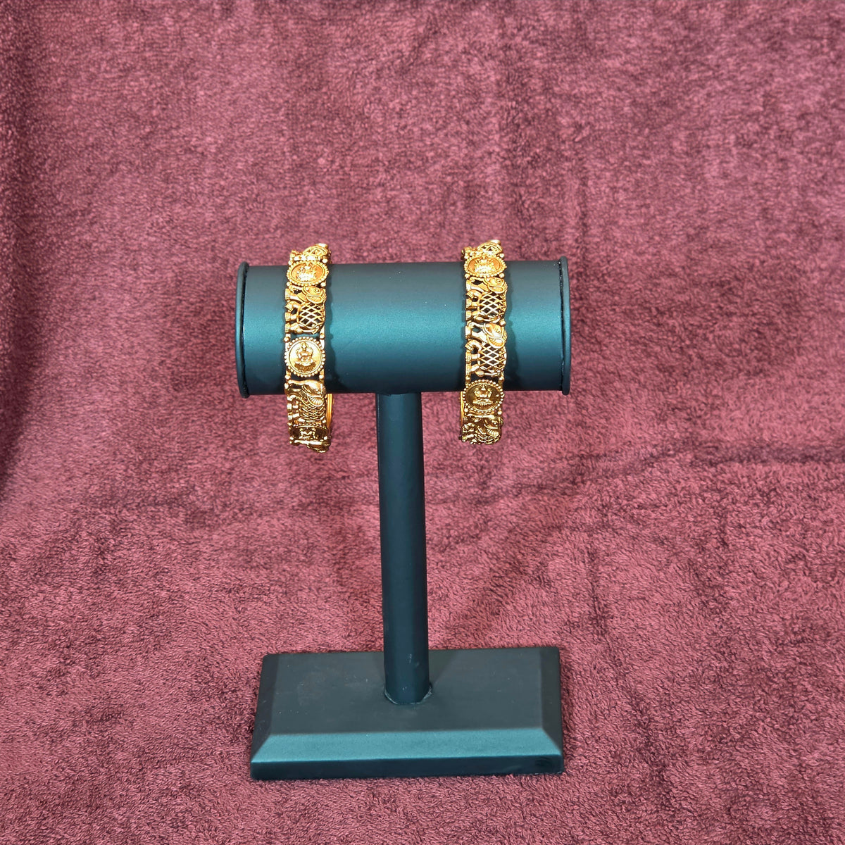 Bangles, Lakshmi and elephant motifs. Ahankaraka AKBA96.
