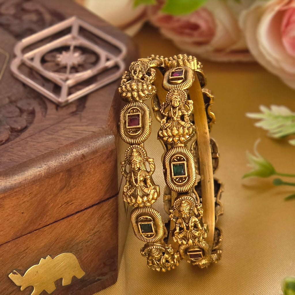 Bangles, Lakshmi motif. Ahankaraka AKBA113.