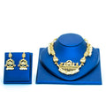 Pearl Cluster Lakshmi Bridal Short Necklace