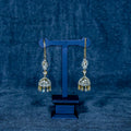 GJ Polish AD Stones Jhumukas with Chain