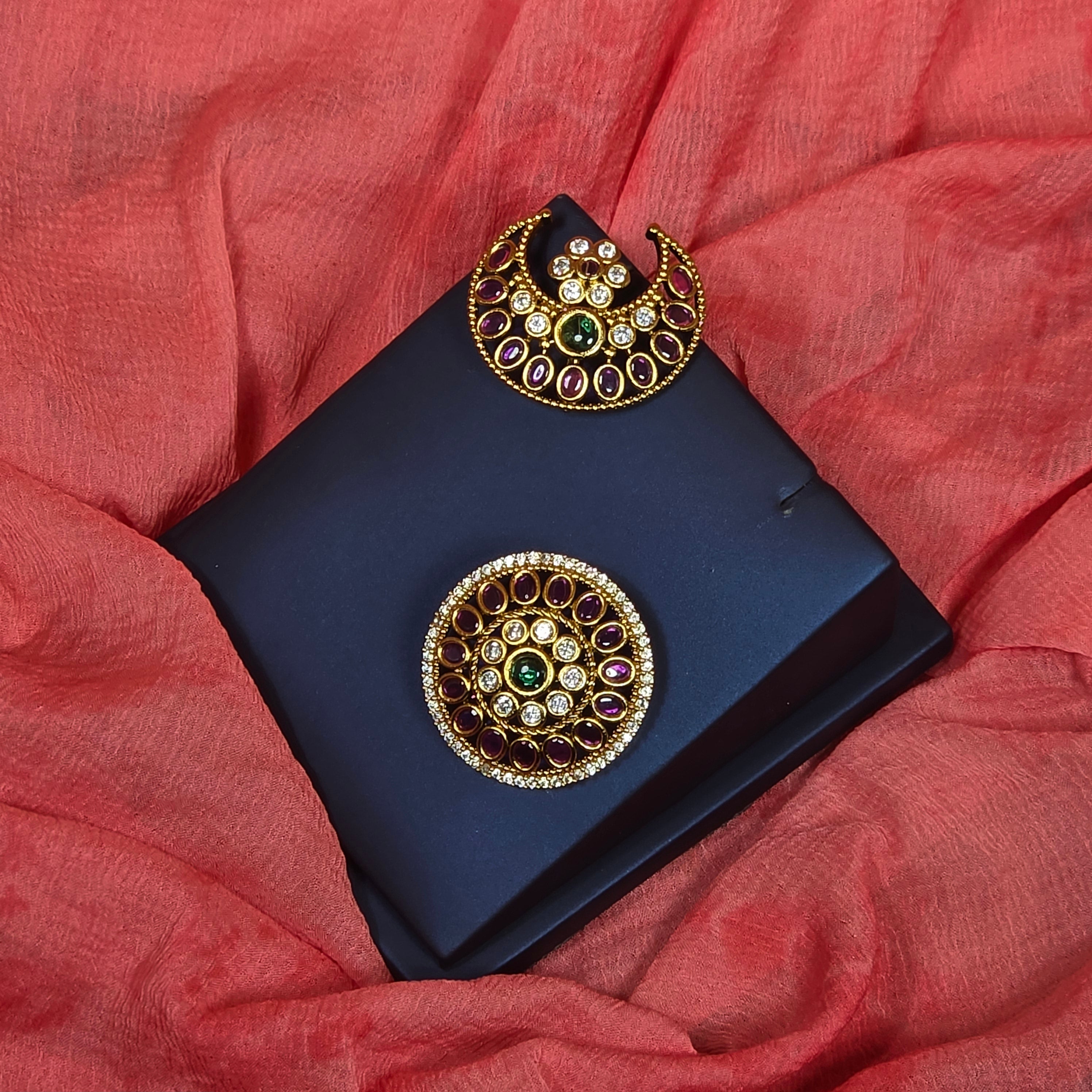 Sun & Moon Jadabilla with Multi Stones