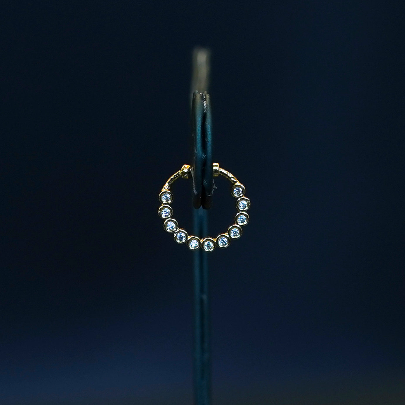 Exquisite AD Stones Septum Nosepin