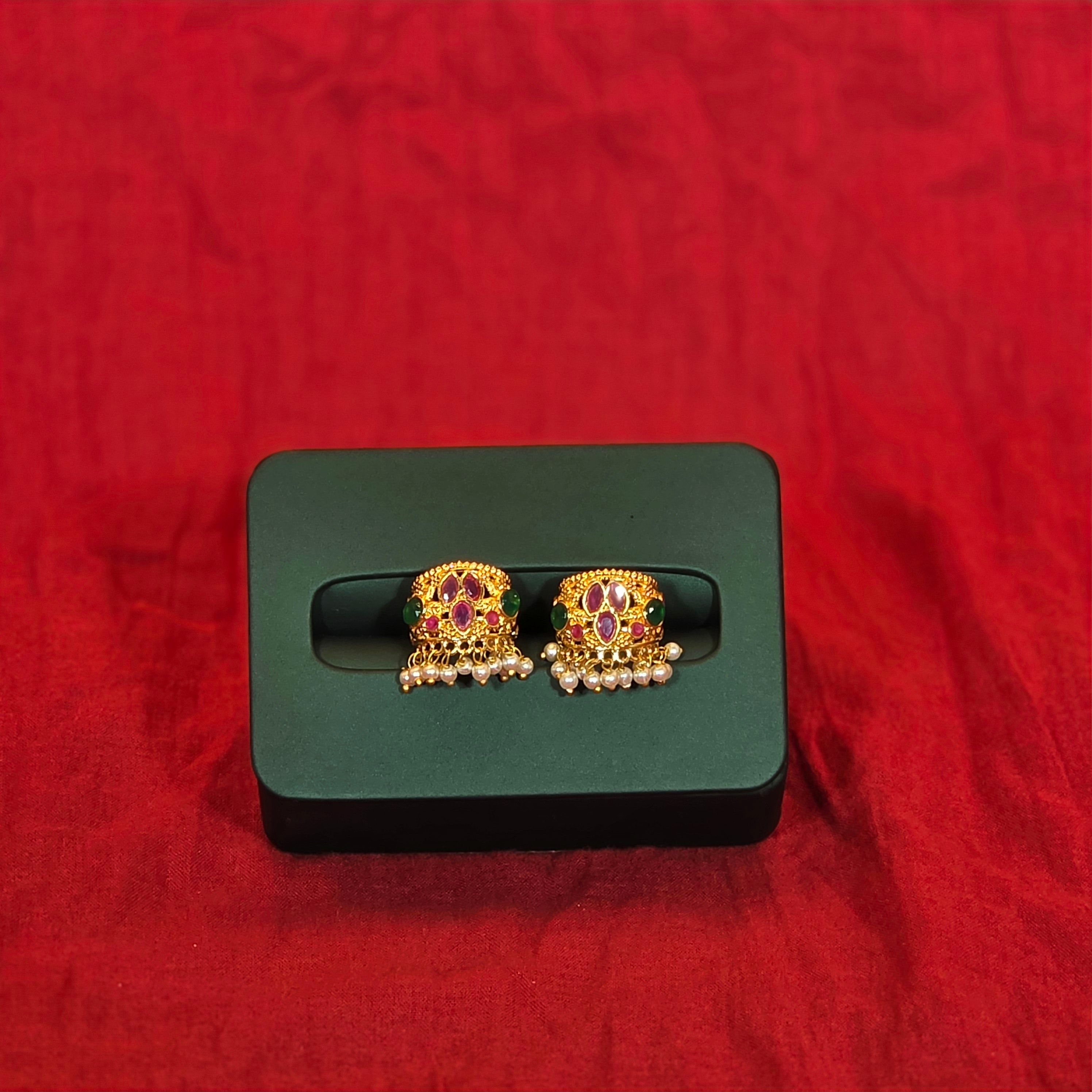 Radiant Multi Stones Side Bugadi