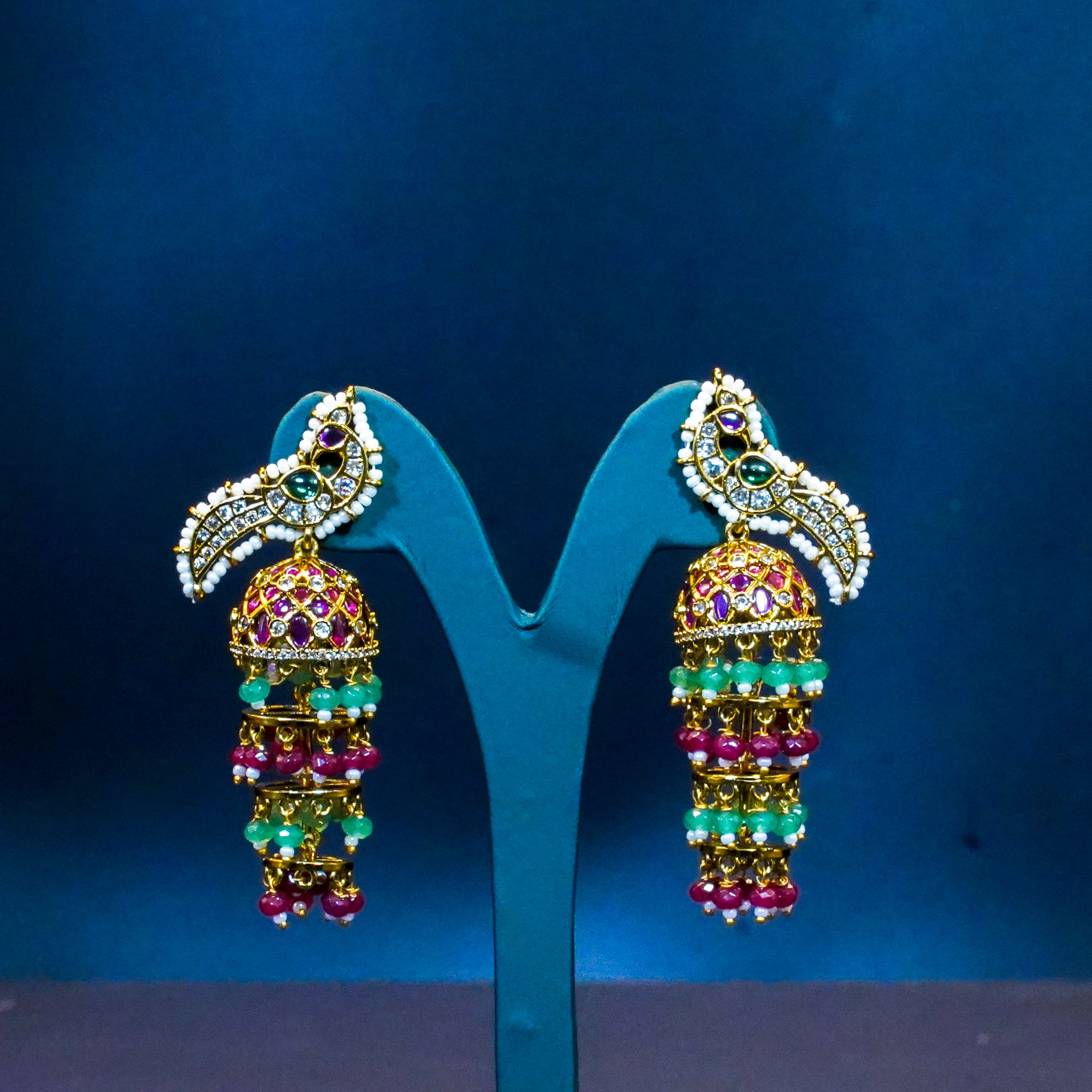 Kemp Peacock Design Layer Jhumukas