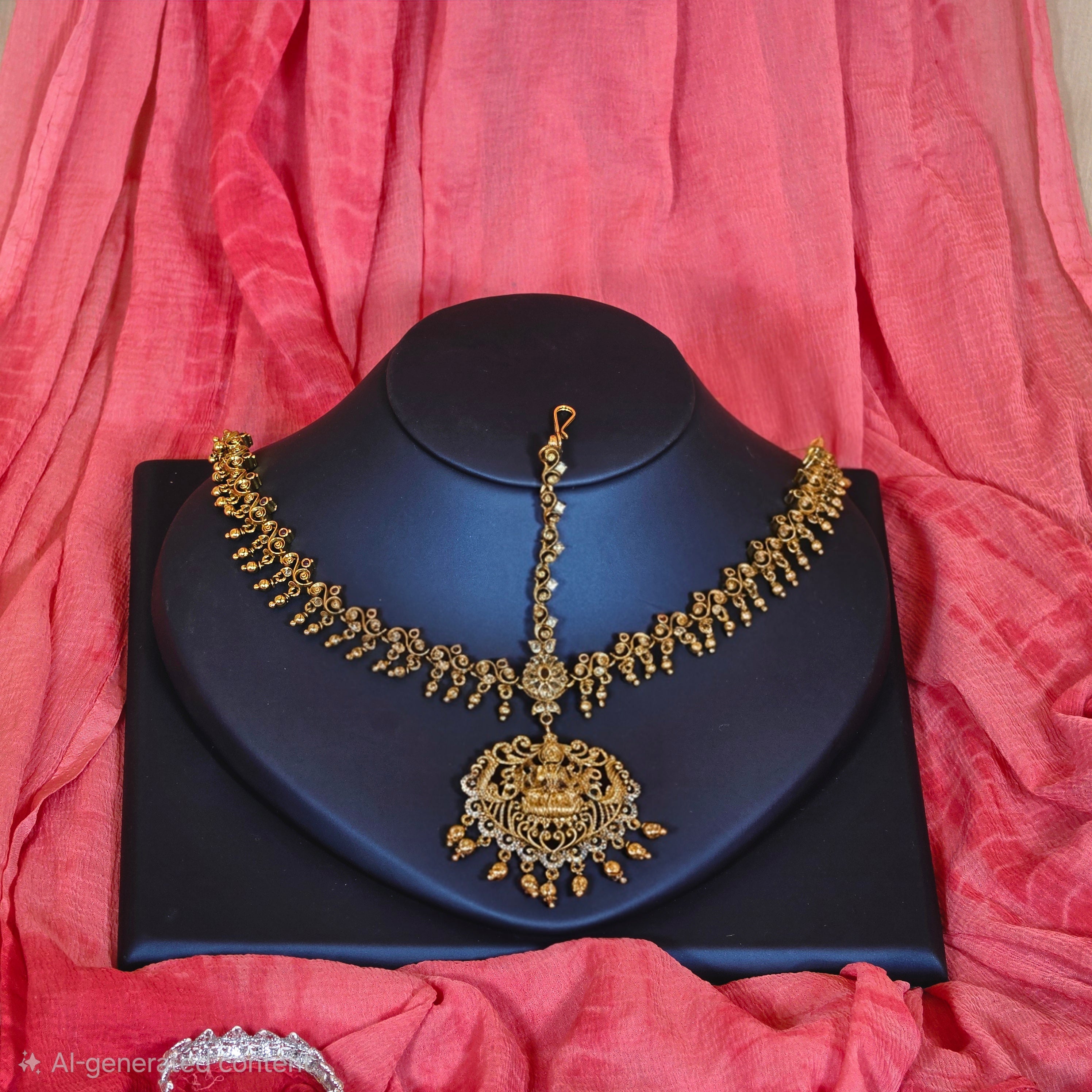 Lakshmi Design Three Side Bridal Maangtikka