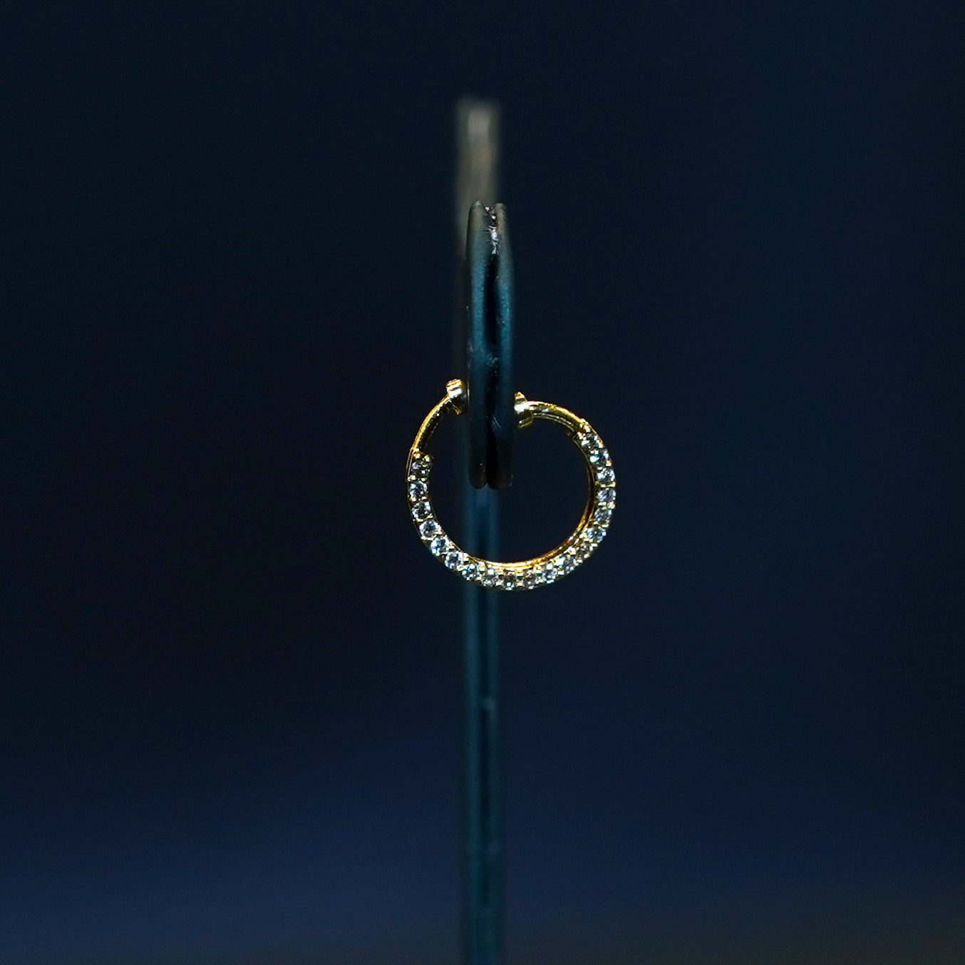Elegant AD Stones Septum Nosepin