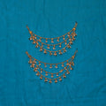 Radiant Layered Pearl and Green Beads Earchains / Mattal