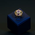 Floral Pearl Multi Stones Finger Ring