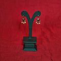 Gold Alike Lotus Design Bugadi with Pearls