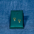 Gold Alike Multi Stones Septum Nosepin