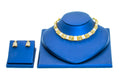 AD Rectangle Design Short Necklace