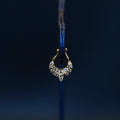 Gold Alike Moon Design Septum Nosepin