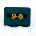 Gold Alike Peacock Design Earrings
