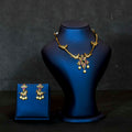 Parrot and Floral Design Choker Necklace