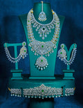 American Diamond GJ Polished Bridal Set