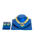 Victoria Pendant Lakshmi Coin Short Necklace