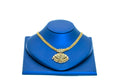 Micro Gold Plated Multi Stones Short Necklace