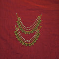 Antique Gold Alike Earchains / Mattal For Weddings