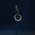 Radiant Gold Alike AD Stones Septum Nosepin