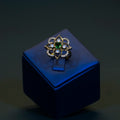 Victoria AD Green Stones Finger Ring