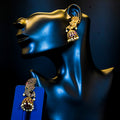 Elegant Peacock Design Kemp Earcuff