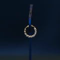 Exquisite Gold Alike AD Stones Septum Nosepin