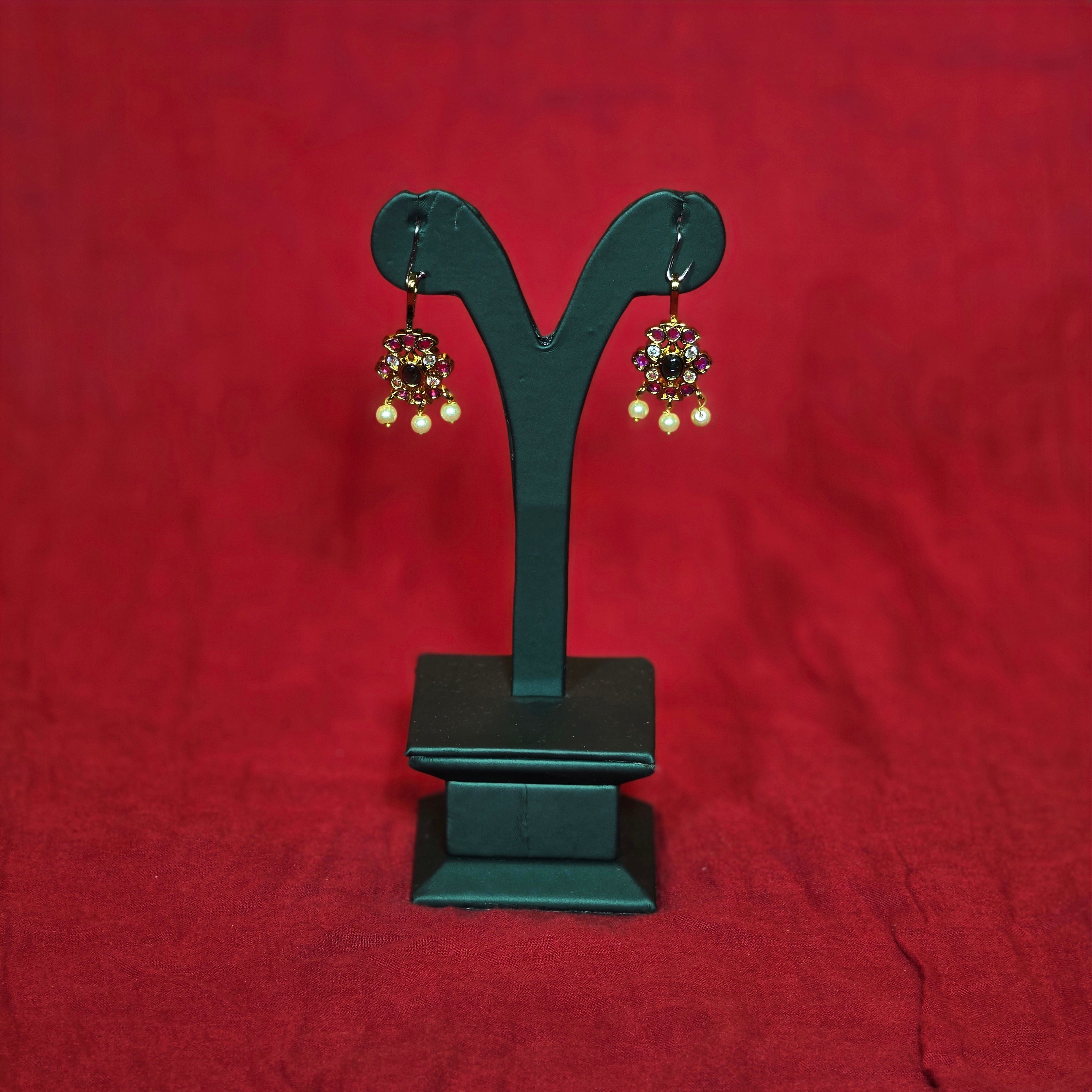 Gold Alike Multi Stones Bugadi