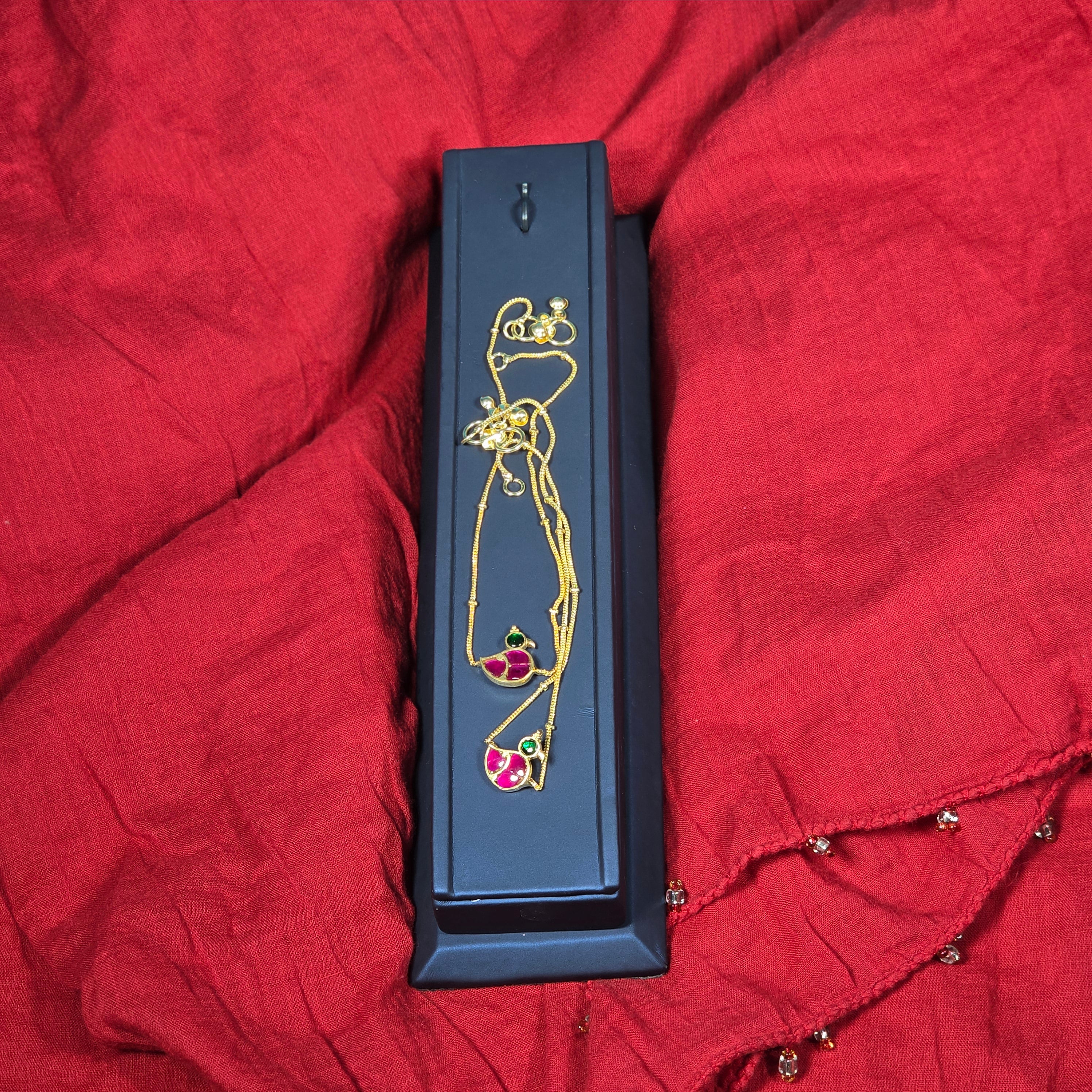 Elegant Jadau Gold Alike Anklets