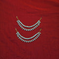 American Diamond Two Layered Earchains / Mattal