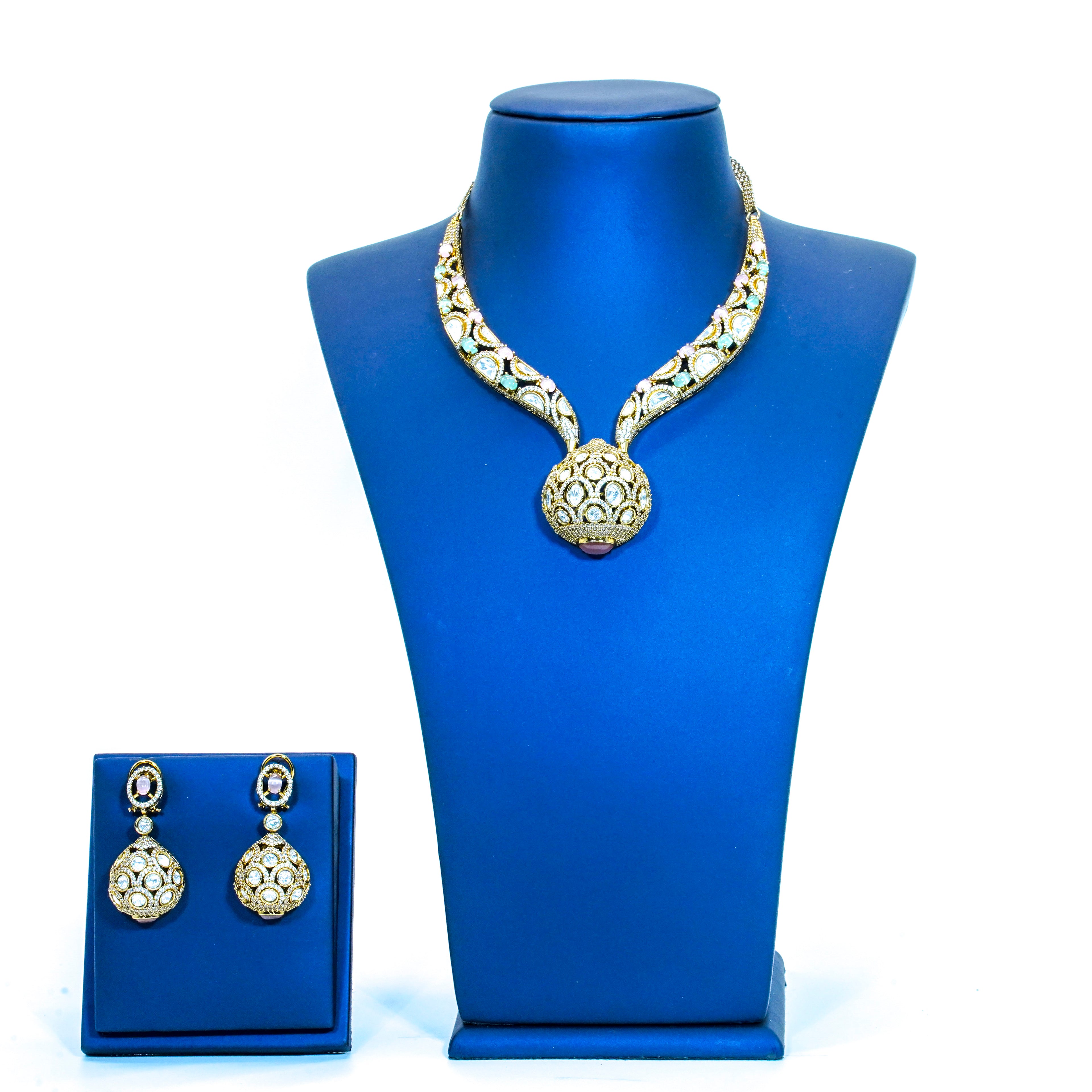 Victoria Moissanite Stones Short Necklace