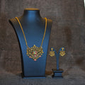 Enamel Radhakrishna Pendant Necklace set