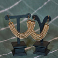 Exquisite Four Layered Pearl Earchains / Mattal