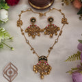 Mid length necklace, elephant motif. Ahankaraka AKMLN09.