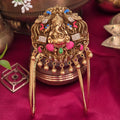 Vanki armlet, enamel painted Ganesha motif. Ahankaraka AKVK03.