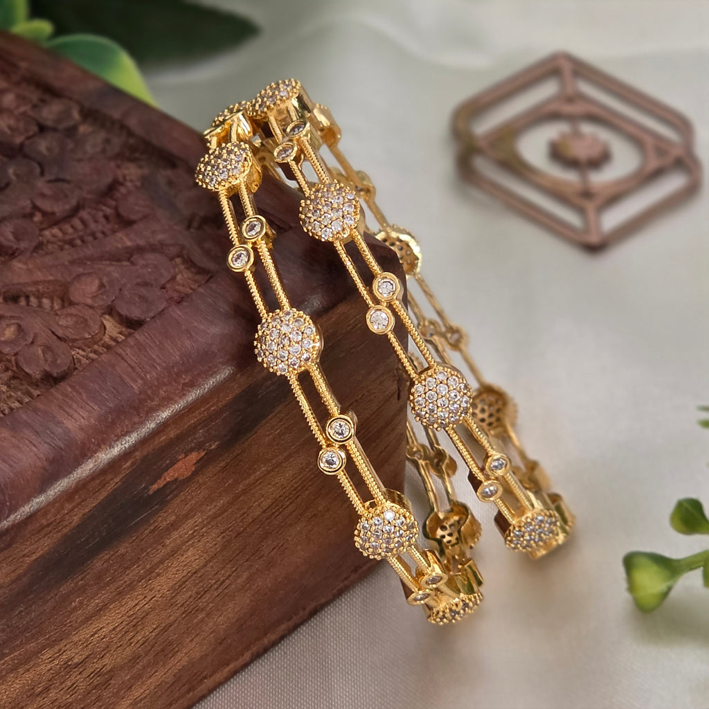 Bangles, floral motif. Ahankaraka AKBA24.