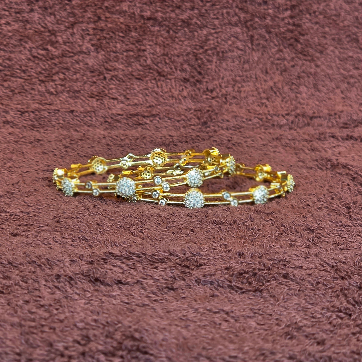 Bangles, floral motif. Ahankaraka AKBA24.
