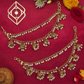 Ear chains. Jhumuka Pearl Beads. Ahankaraka AKECH21.